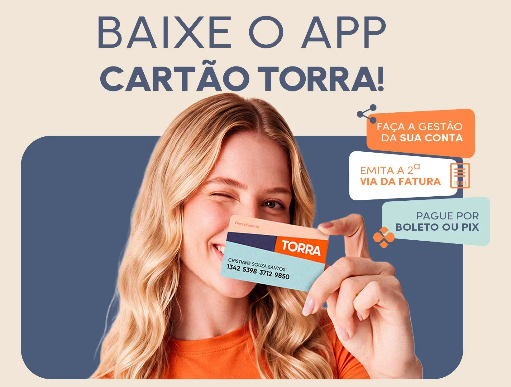 Baixe o app Cartão Torra